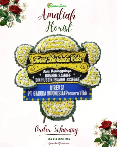 Papan Bunga Duka di Kota Karang Raya