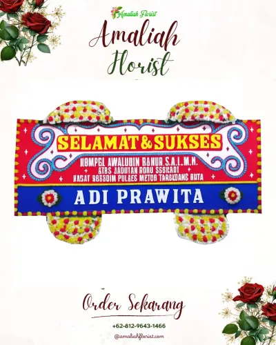 Karangan Bunga Ucapan Selamat di Kota Karang Raya